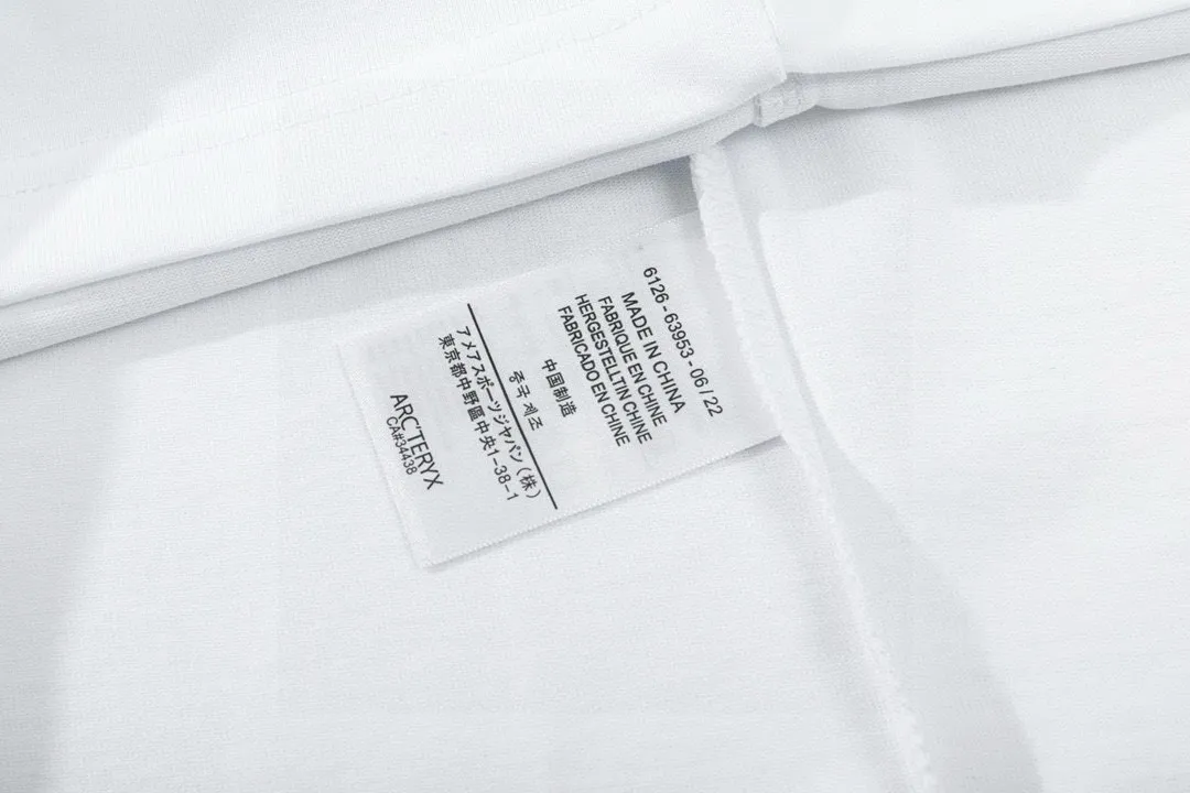 （ ） ARC TERYX 2025New Arrival logo Same Style t 100％ 32 ：White（ ） Size：XS S M L